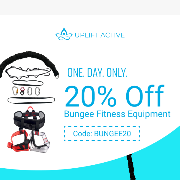 Today Only: 20% off bungee fitness 🙃