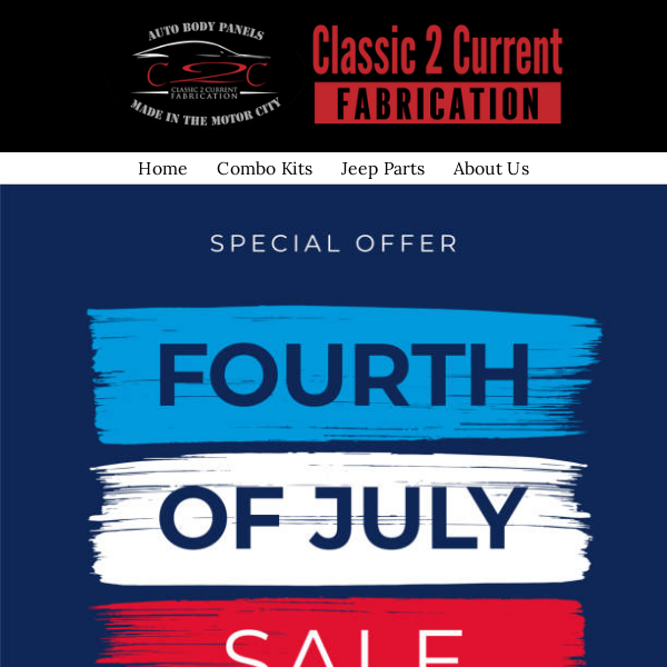 4th of July Flash Sale