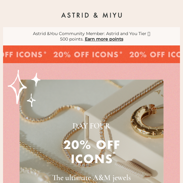 Get 20% off the Icons*
