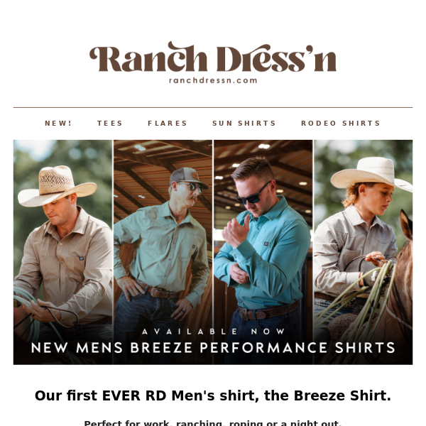 [NEW] Men's Performance Shirts are HERE!