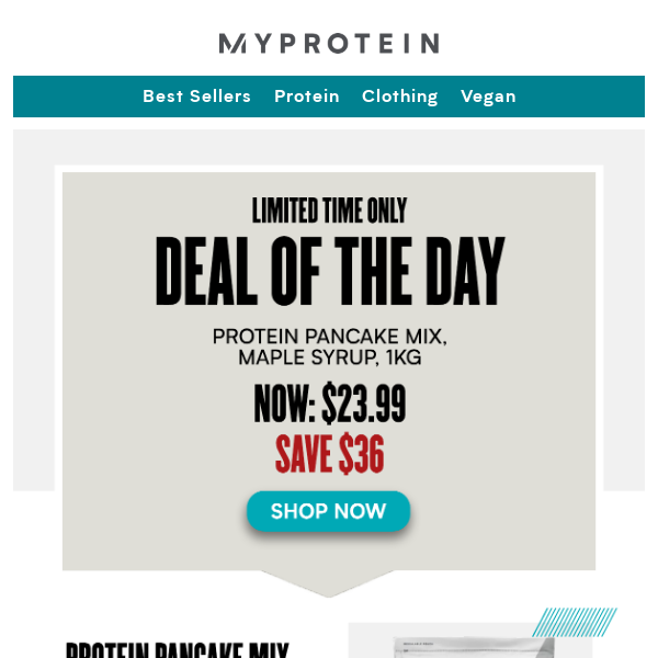 Maple Syrup Protein Pancake only $24 + free Flavdrops 🥞🎁