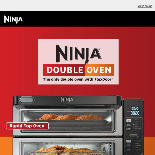 It's here. 🎉 Meet the Ninja Double Oven