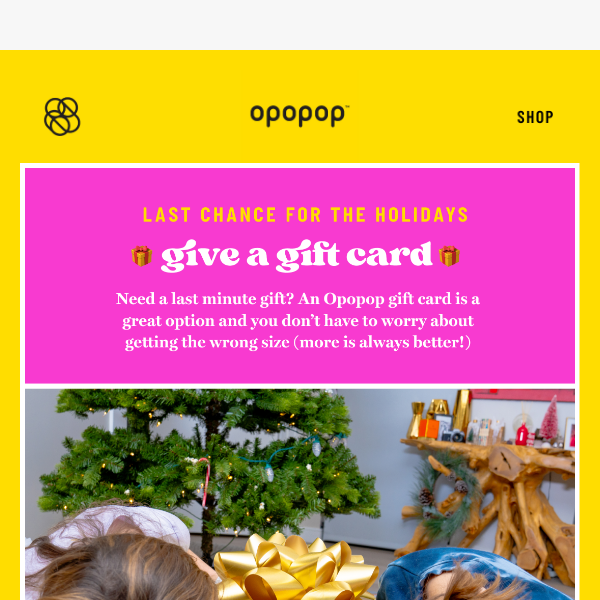 It's not too late to snag a gift card!