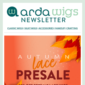 Autumn Lace Presale, Yu Yu Hakusho Wig Guide, & More!
