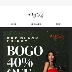 BOGO 40% OFF!