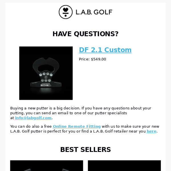 Have Questions About L.A.B. Golf?