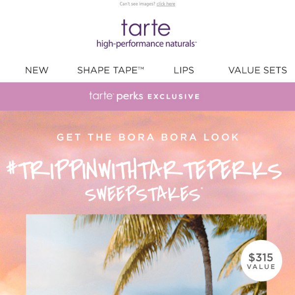 #TRIPPINWITHTARTE GIVEAWAY