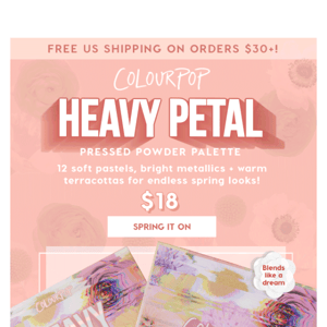 JUST DROPPED: Heavy Petal Palette 🌷