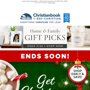 Ends Soon: Get Christmas Ready Sale