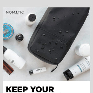 NOMATIC Toiletry Bag 2.0: Durable & Water-Resistant💦