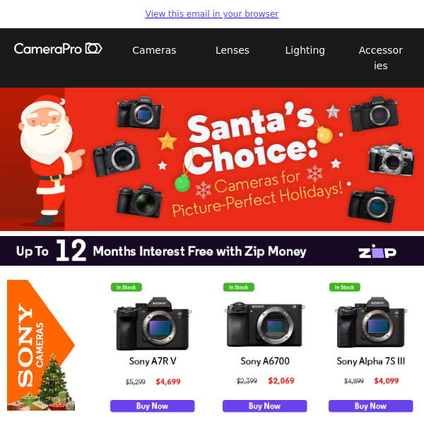 Ho-Ho-Holidays Captured! Christmas Camera Deals Just for You!