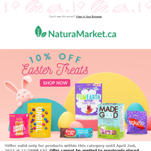 Easter Treats SALE: There Is Still Time. Save 10% This Weekend