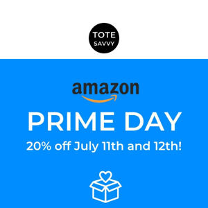 Prime Day Deal! 20% off on Amazon 💙