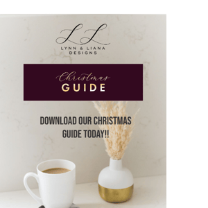 Download our Christmas Guide TODAY!