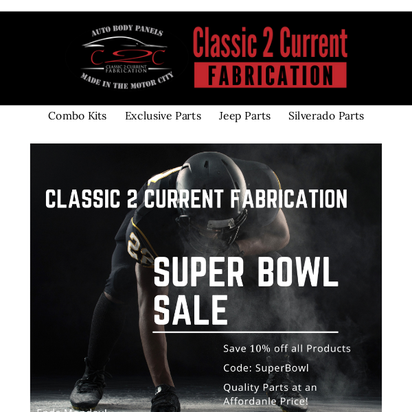 Score Big Savings: Super Bowl Sale - 10% Off All Auto Parts!