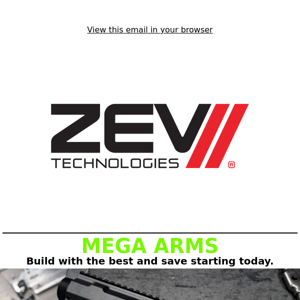 Mega Arms...on sale now, but not for long!