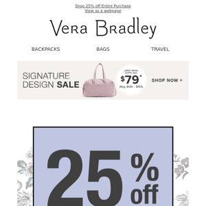 SPECIAL DELIVERY: save 25% on everything!