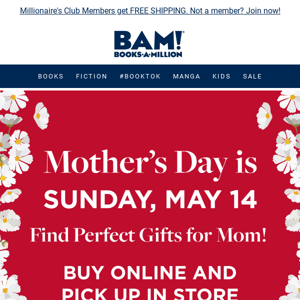 50% OFF - Mother's Day Gifts!