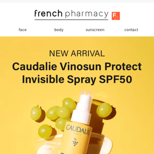 Caudalie's New SPF50 Spray!