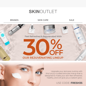 30% Off Our Fresh Skin Lineup Starts NOW!