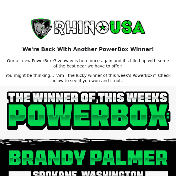 Did you win the PowerBox?