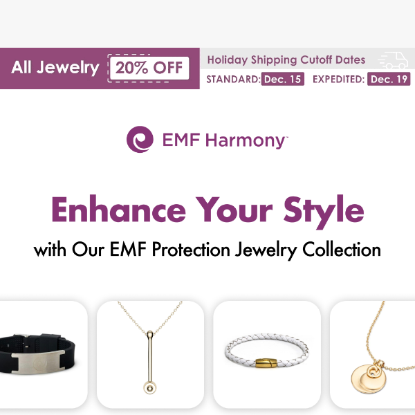 SAVE on EMF Protection Jewelry 💎