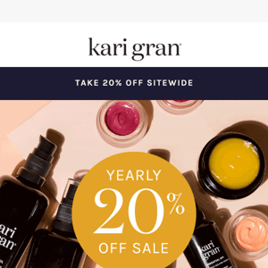 20% Off is Calling You