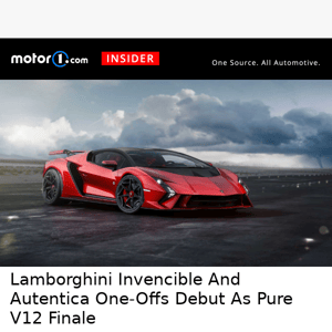 Lamborghini Invencible And Autentica One-Offs Debut As Pure V12 Finale