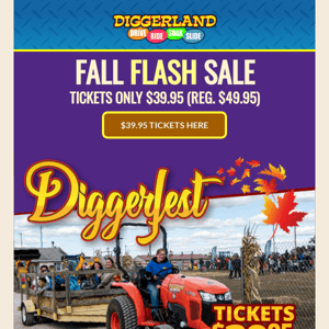 😊Diggerland Savings On Tickets For An Amazing Weekend!