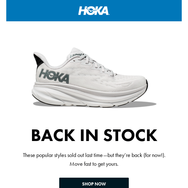 Restock alert