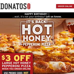 Quick! 🐝-line to Hot Honey Pepperoni Greatness!