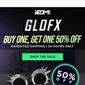 GLOFX | BUY ONE, GET ONE 50% OFF 🕺