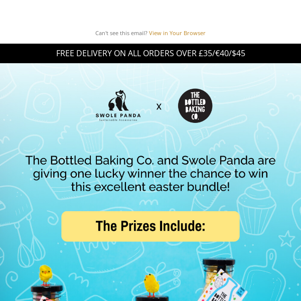 Easter Giveaway X The Bottled Baking Co!