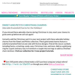 New How-to Projects & Videos for Sweet and Petite Christmas Charms