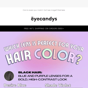 Eye Candys, Which Lens Matches Your Hair Color?👩‍🦰