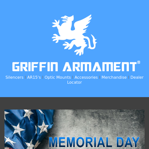 MEMORIAL DAY SALE STARTS TODAY!