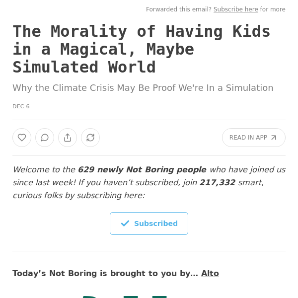 The Morality of Having Kids in a Magical, Maybe Simulated World