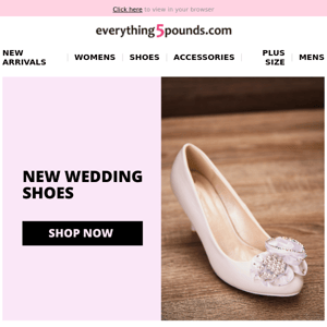 Affordable wedding shoes 👠