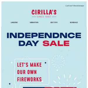 Make Your Own Fireworks! 25% Off Independence Day Sale!