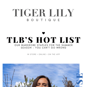 TLB's Hot List 🔥