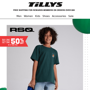 RSQ Jeans BOGO 50% OFF 🎒 Backpacks Free Shipping for Rewards Customers