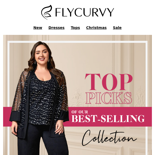 🤩.FlyCurvy.Hot Sale Plus Size Dresses