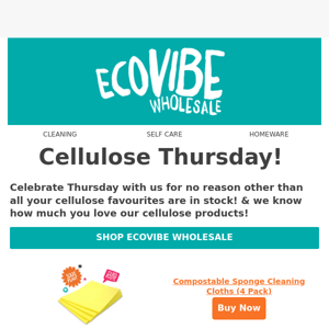 Celebrating Thursday with Cellulose