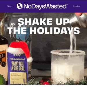 Shake up the holidays 🍹