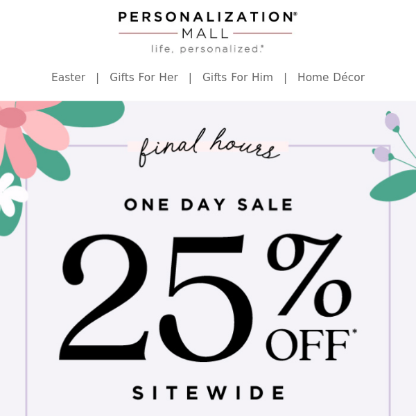 25% Off Sitewide Sale Ends Soon | St. Patrick's Day Gifts On Sale
