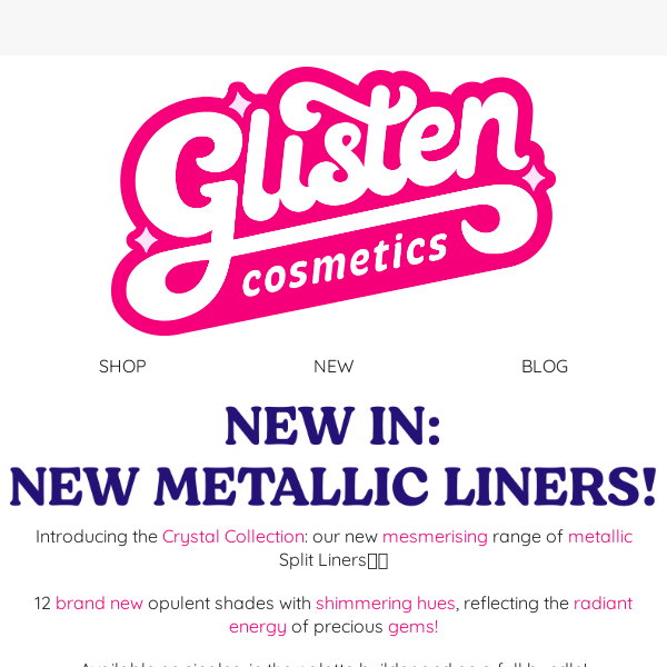 OUT NOW - NEW METALLIC LINERS🌟✨💫