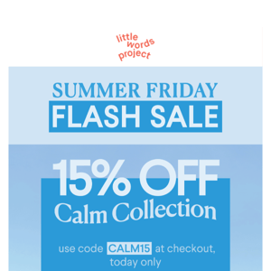 Summer Friday Flash Sale! 🌊