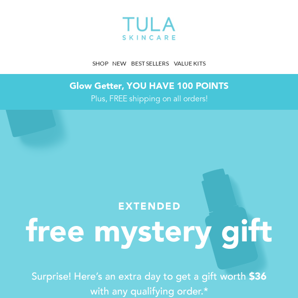 You’re in luck! Free gift EXTENDED
