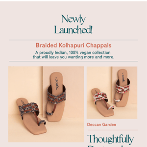 Newly Launched Braided Kolhapuri Chappals!