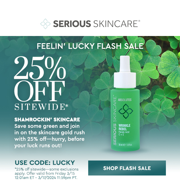 25% off sitewide!